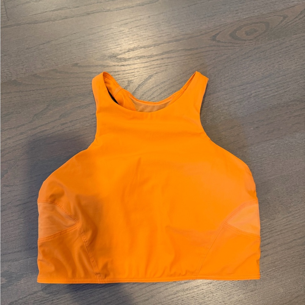 Lululemon orange Bra Top